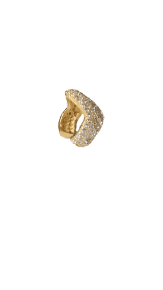 Pave Curved Ear Cuff