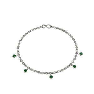 Emerald Drop Bracelet