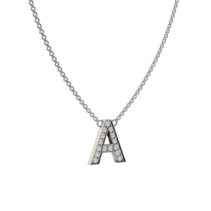 Initial Diamond Necklace