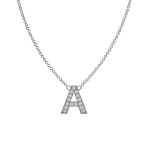 Initial Diamond Necklace