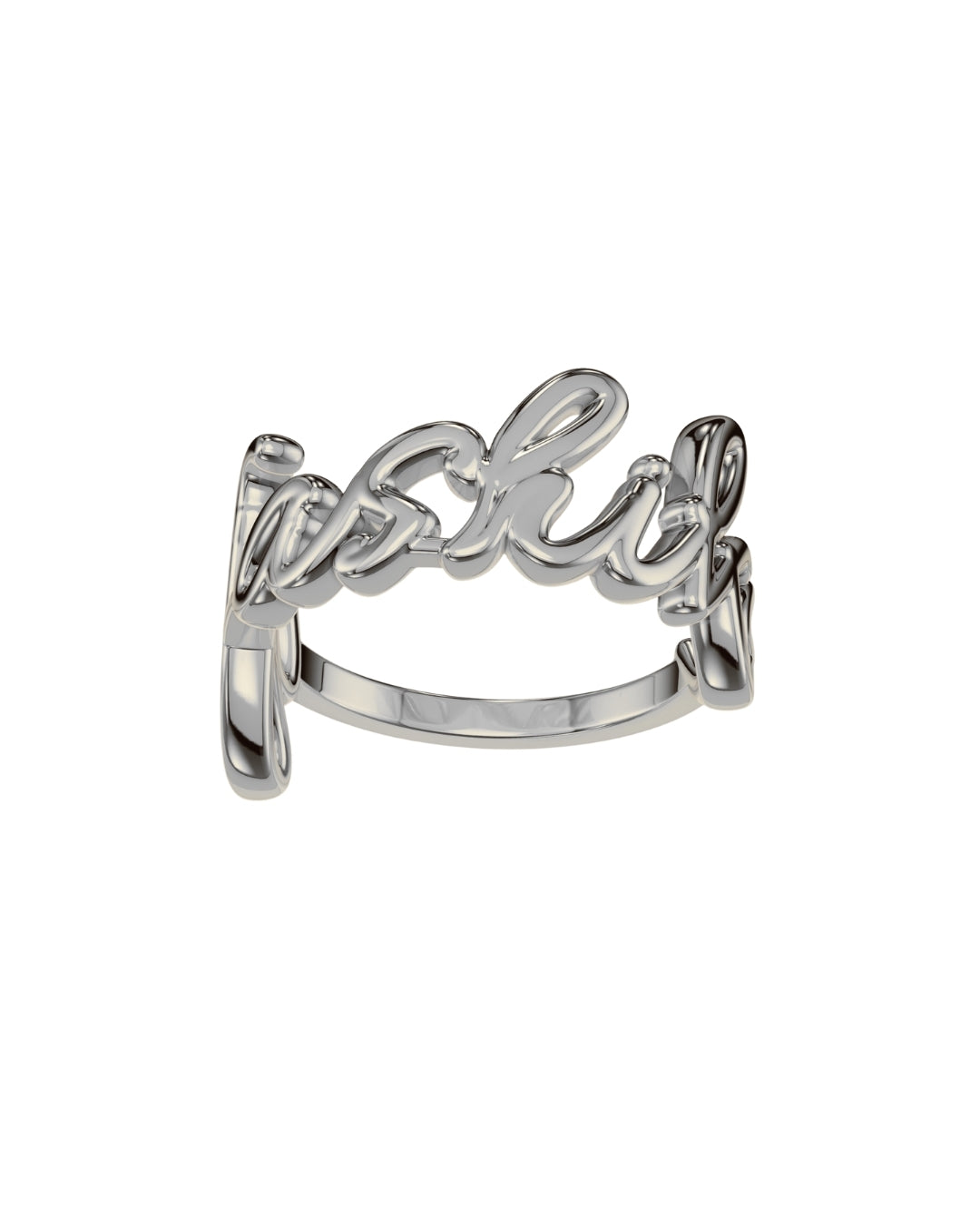 Cursive Name Ring