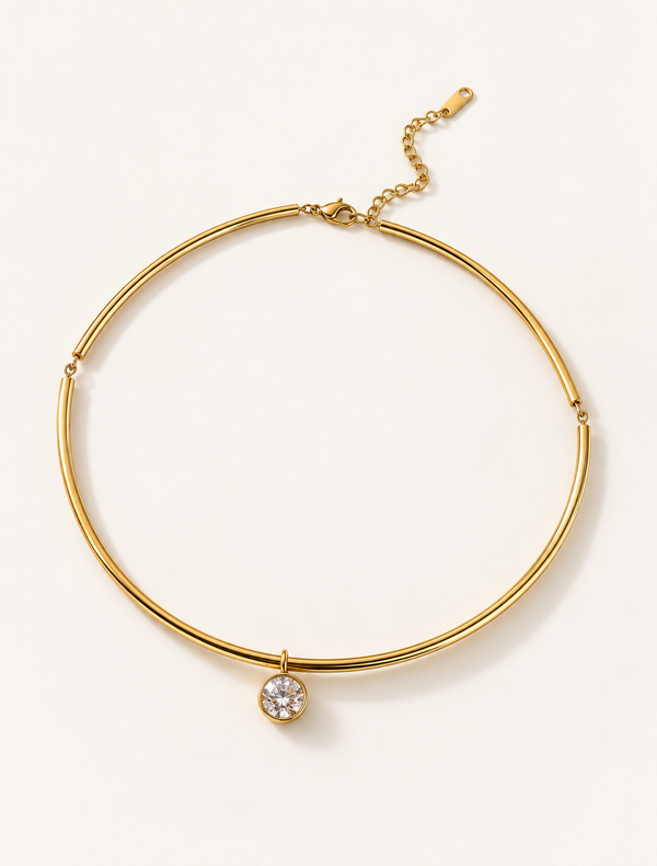 Solitaire Collar Choker