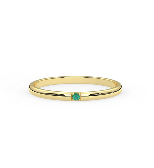 Single Emerald Band