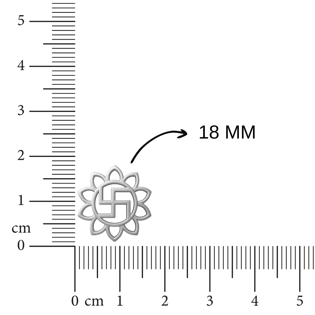 Swastik Flower Rakhi