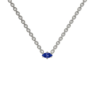 Marquise Sapphire Necklace