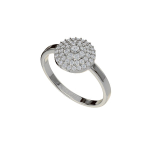 Diamond Circle Ring