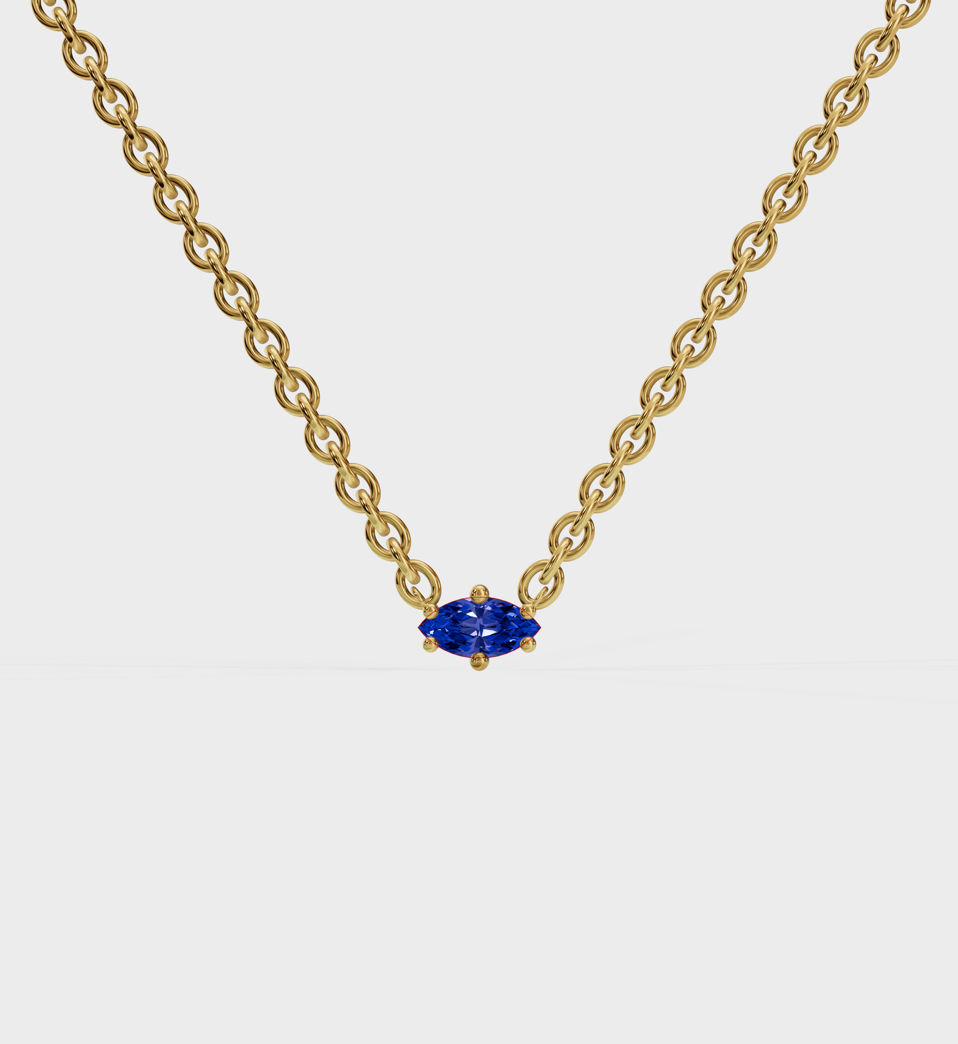 Marquise Sapphire Necklace