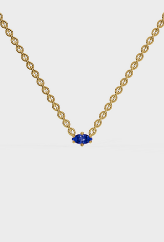 Marquise Sapphire Necklace