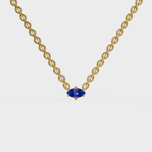 Marquise Sapphire Necklace