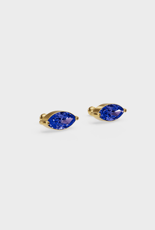 Sapphire Marquise Studs