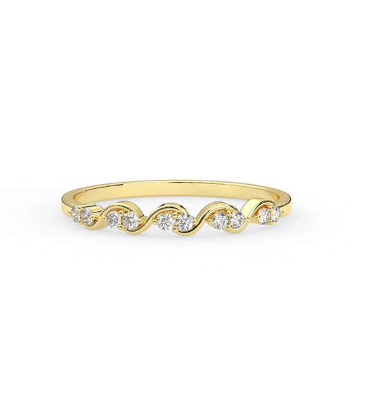 Twisted Diamond Band