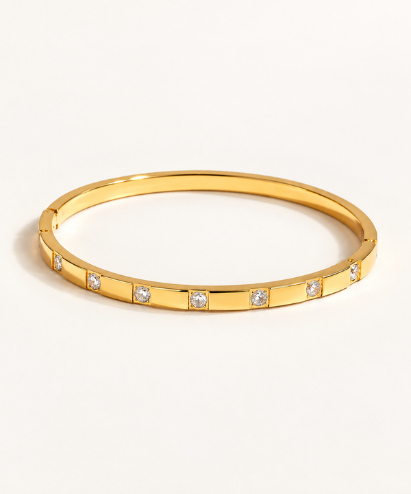 Diamond Line Bangle