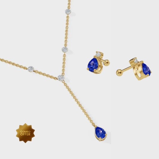 Sapphire Drop Set