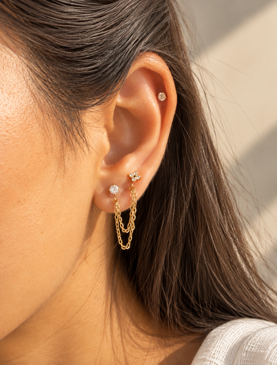 Star Chain Earring