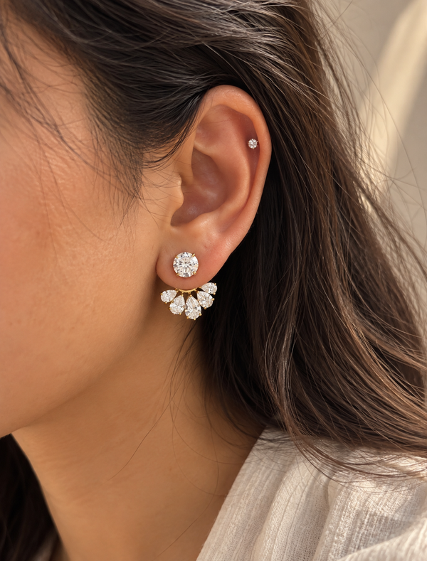 Fan Solitaire Ear Jacket