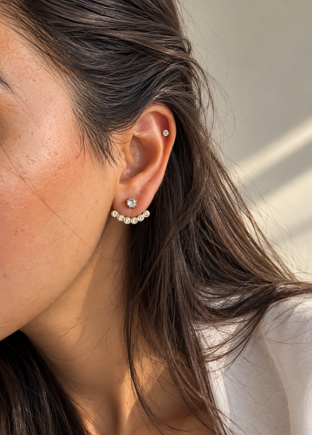 Solitaire Bubble Ear Jacket