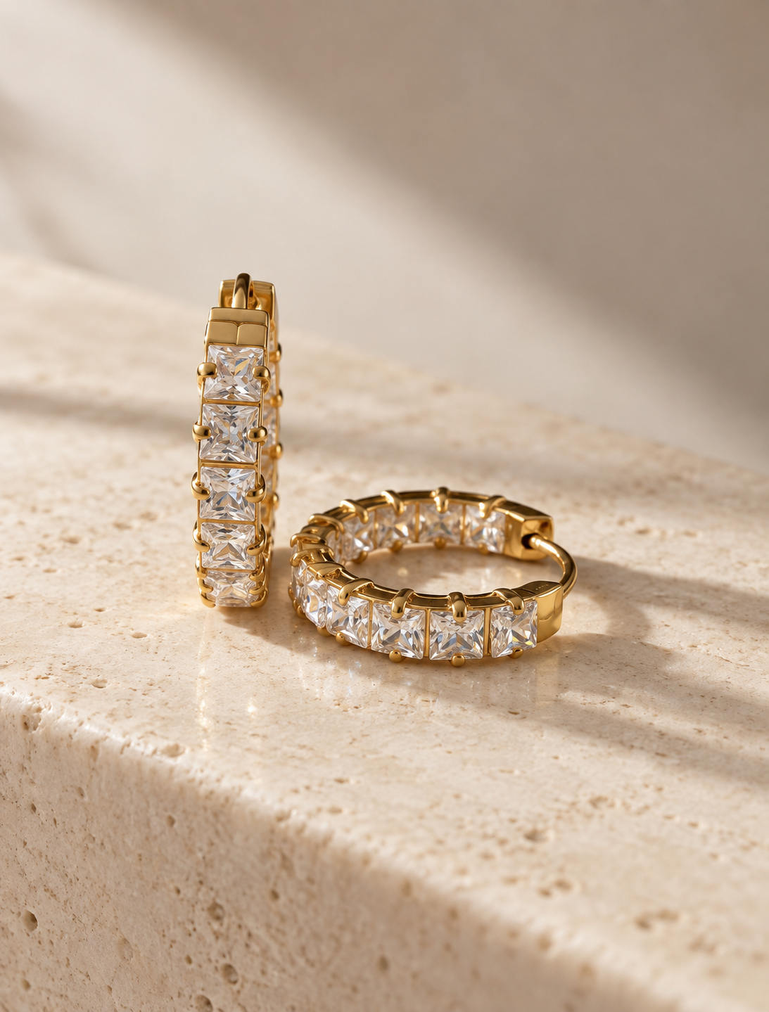 Baguette Eternity Hoop