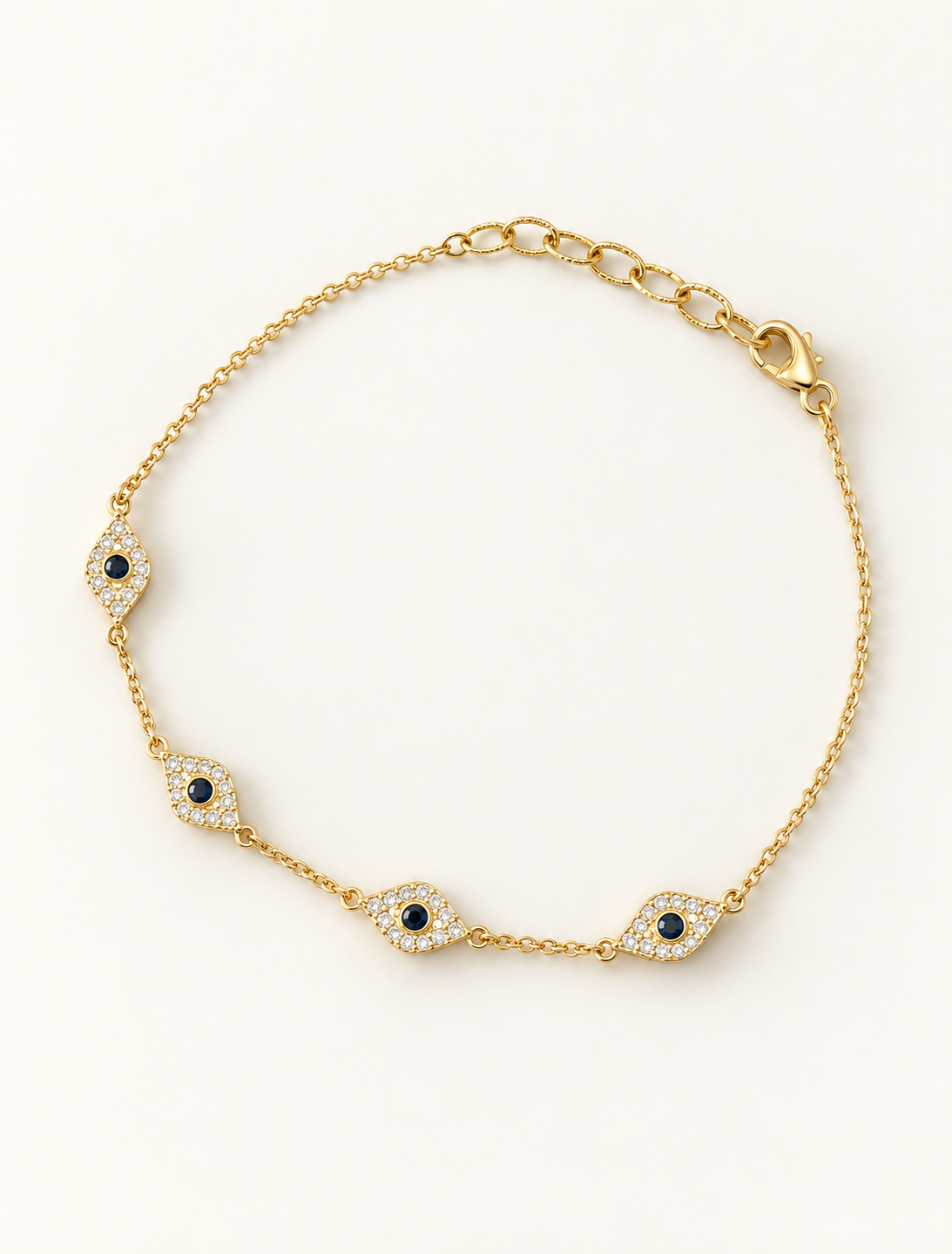 Evil Eye Diamond Bracelet