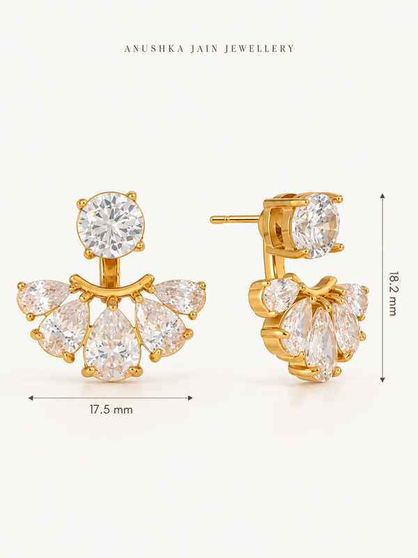 Fan Solitaire Ear Jacket
