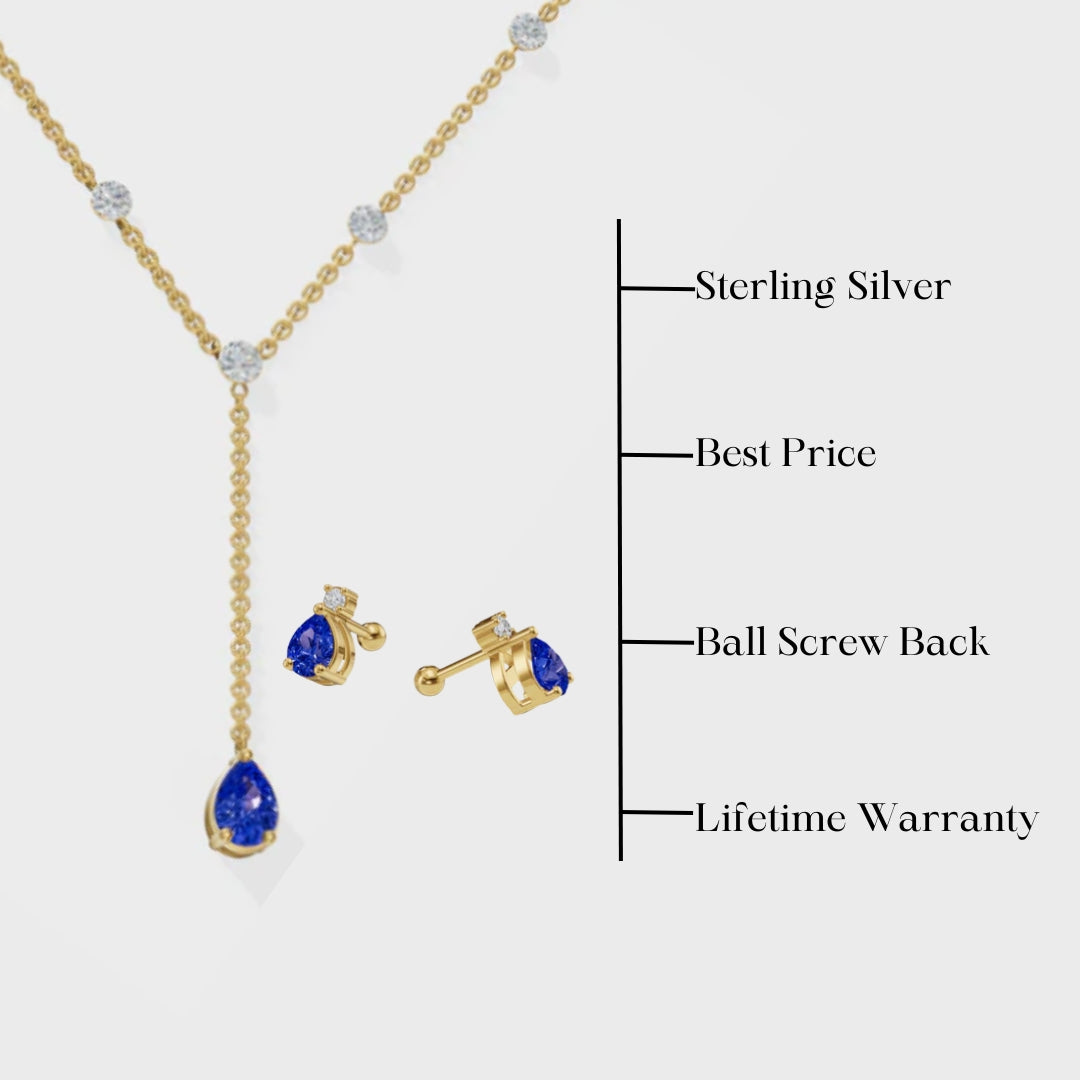 Sapphire Drop Set