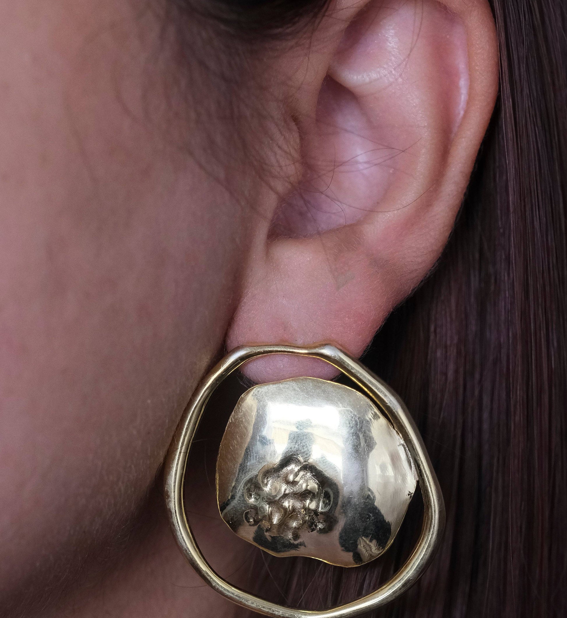 Molten Shield Earring