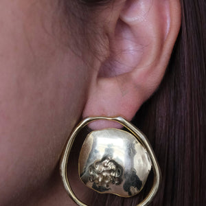 Molten Shield Earring