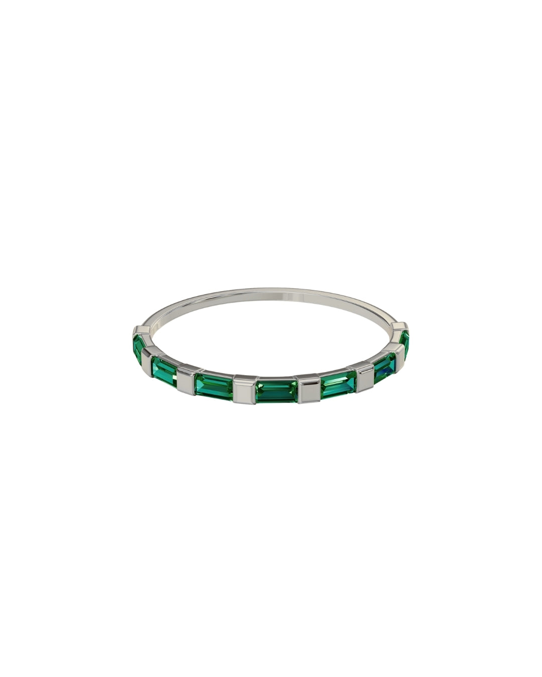 Emerald Baguette Bliss Ring