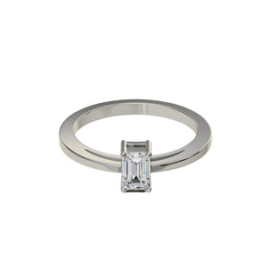 Emerald Cut Diamond Ring