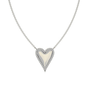 Studded Heart Necklace