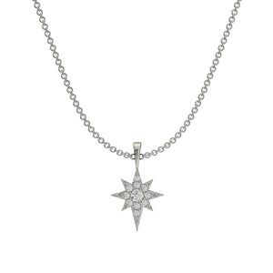 Studded North Star Necklace