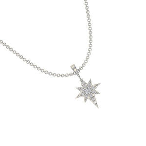 Studded North Star Necklace