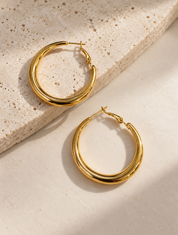 Classic Hollow Hoops