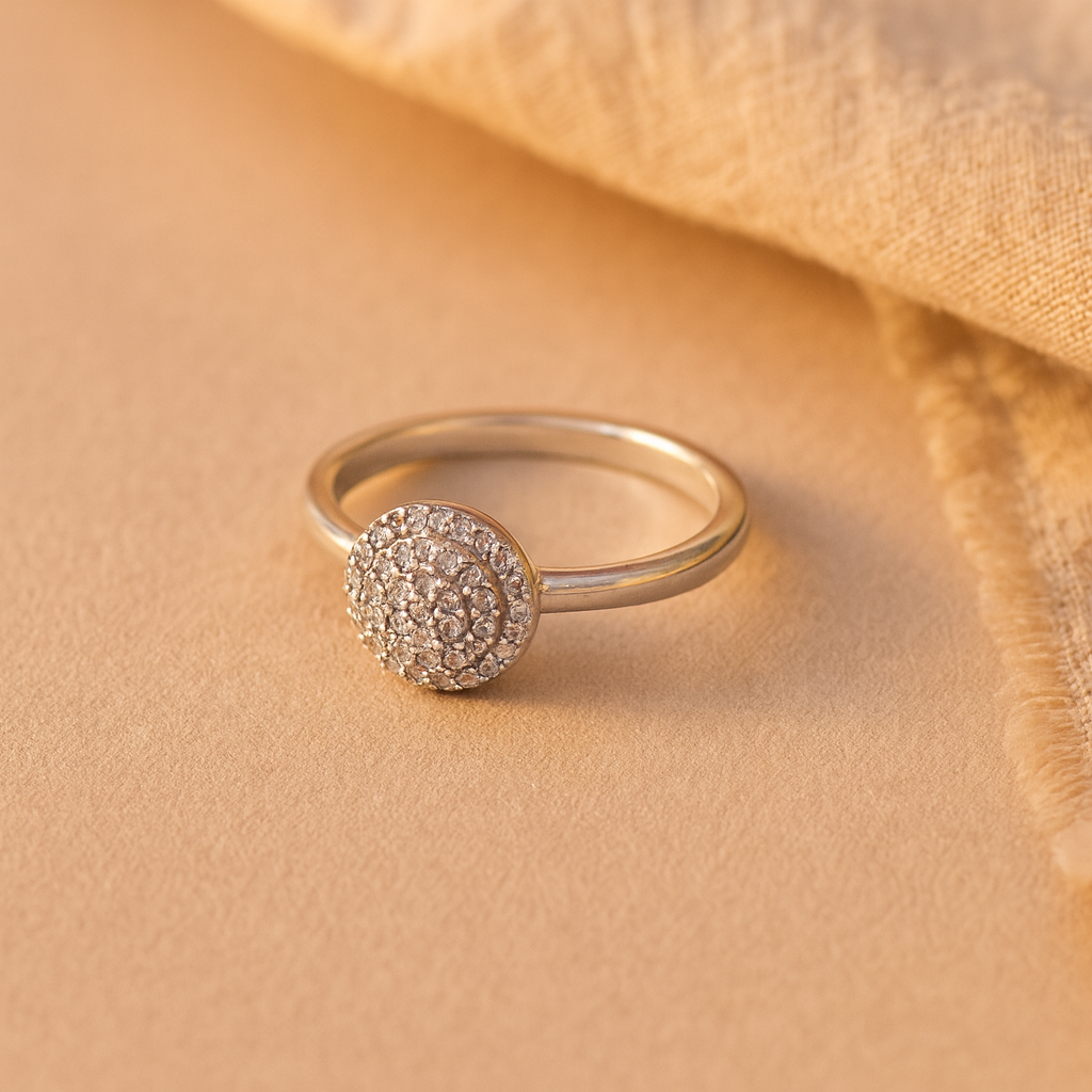 Diamond Circle Ring