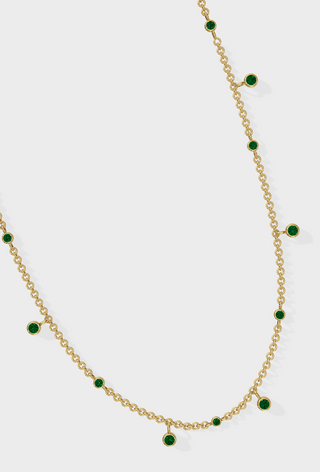 Emerald Drop Necklace