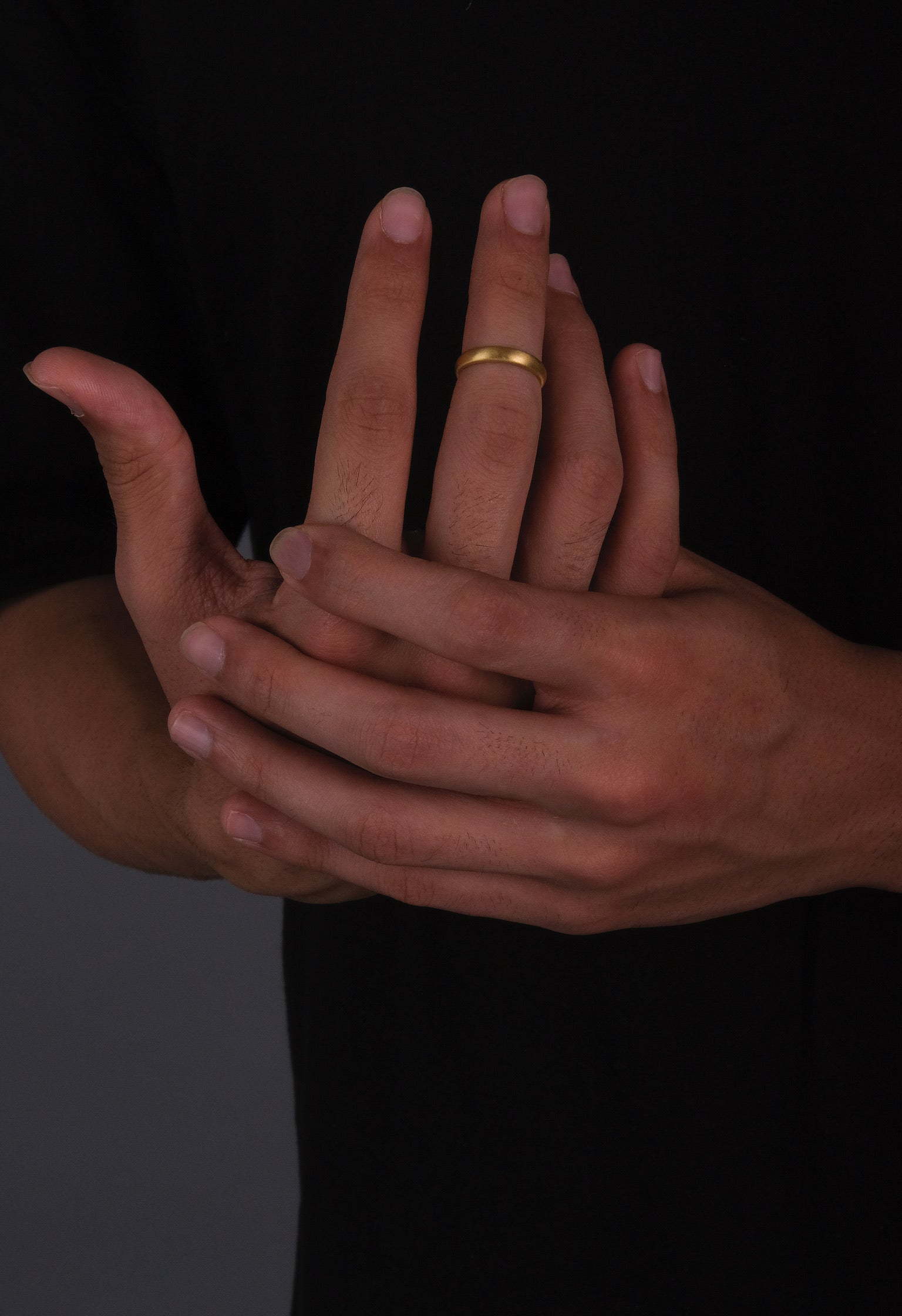 4 mm Matte Ring-Rings-Anushka Jain Jewellery