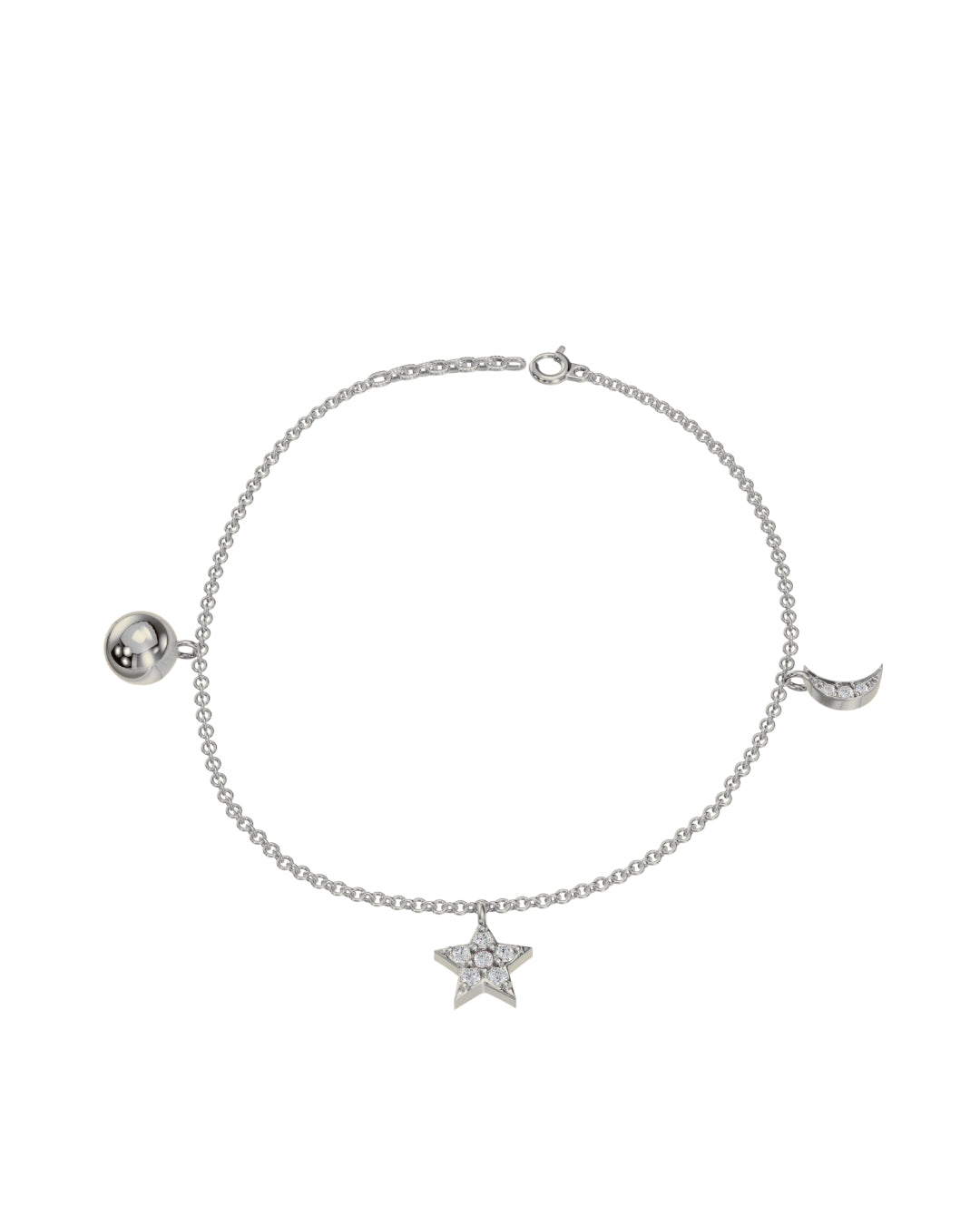 Star Moon Sun Bracelet