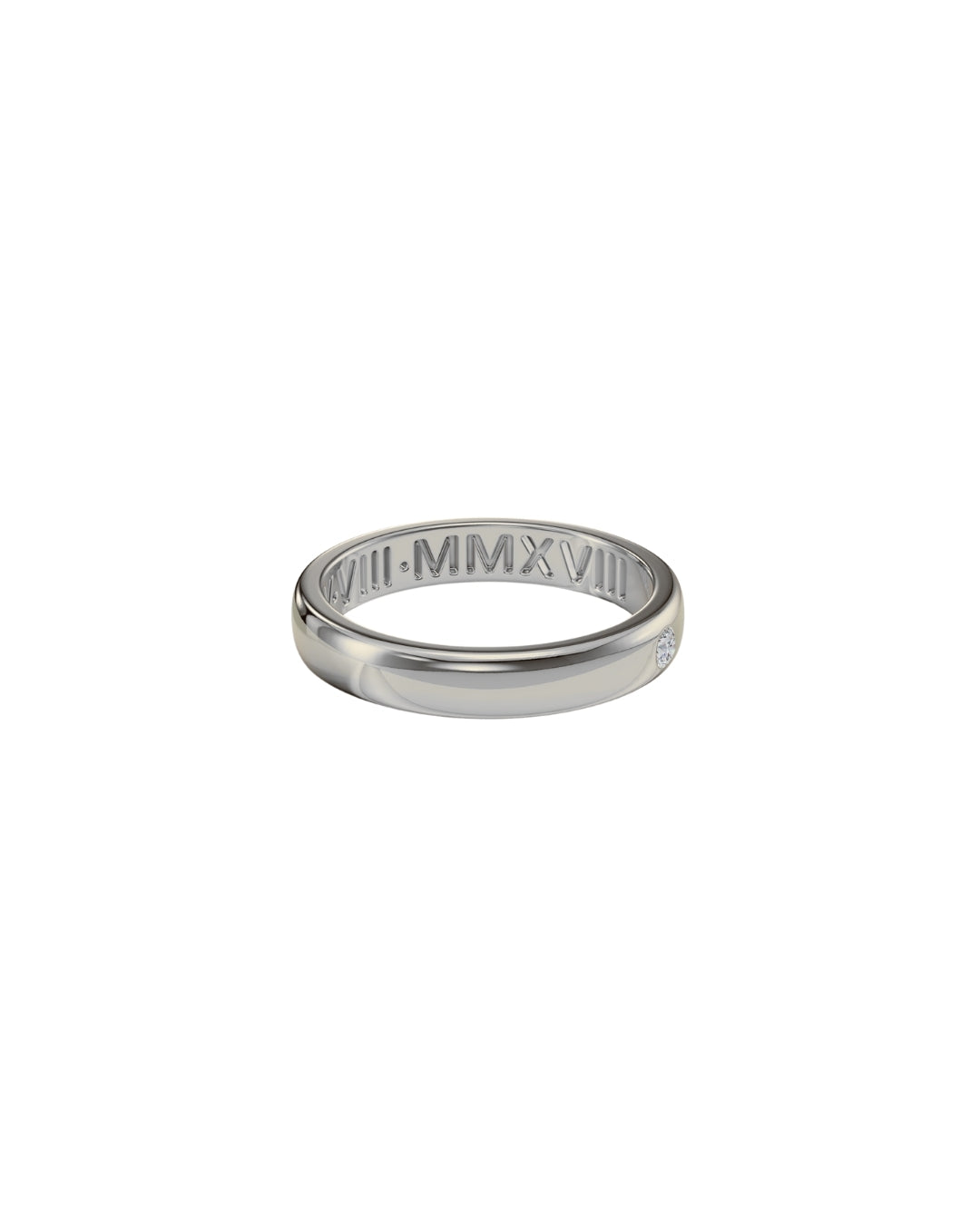 Engrave Diamond Ring