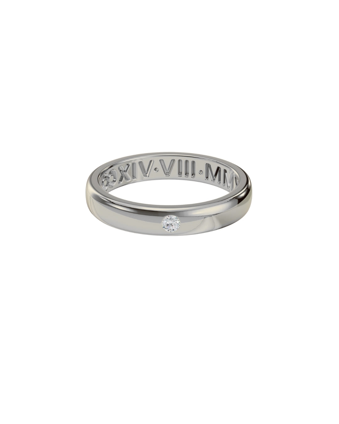 Engrave Diamond Ring