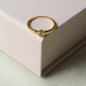 Single Diamond Ring