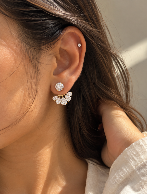 Fan Solitaire Ear Jacket