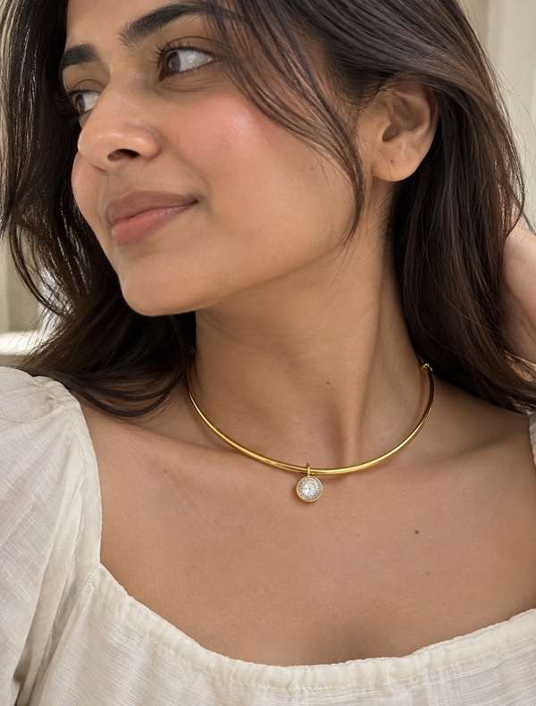 Solitaire Collar Choker