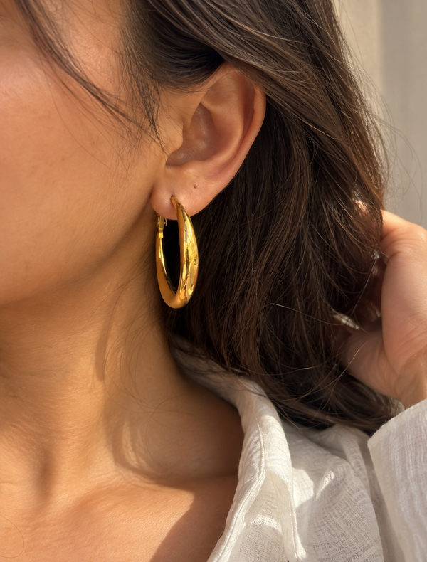Classic Hollow Hoops
