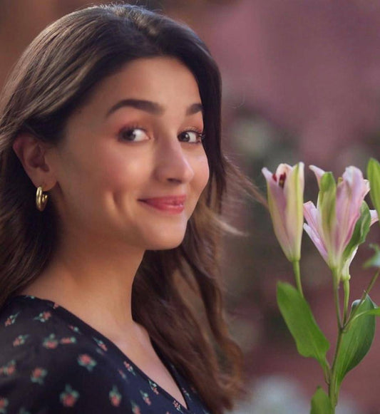 Alia Bhatt in Kiyo Hoops