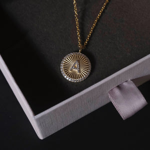 Initial Ray Necklace