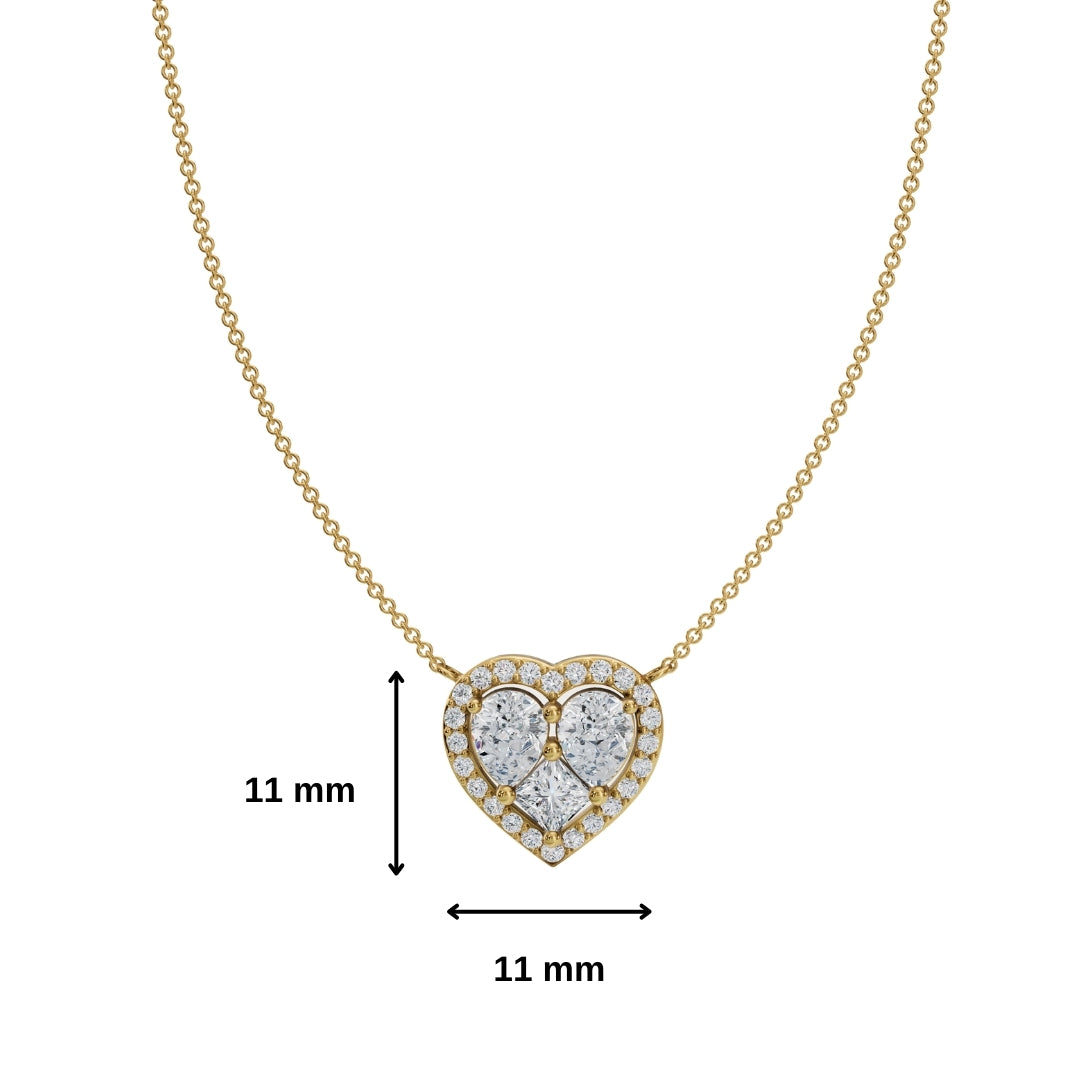 Diamond Heart Necklace