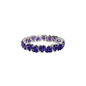 Lavender Love Eternity Ring