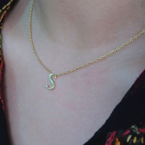 Uppercase Initial Necklace