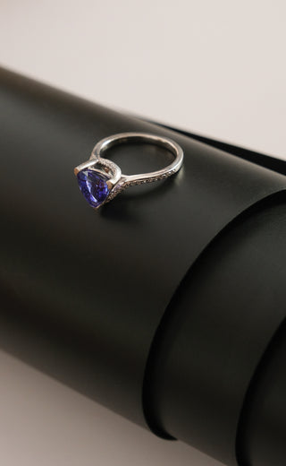 Tanzanite Promise Ring