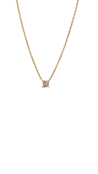 Square Diamond Necklace