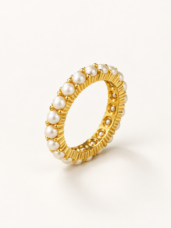 Thin Pearl Ring